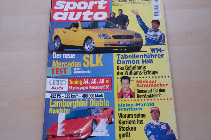 Deckblatt Sport Auto (05/1996)